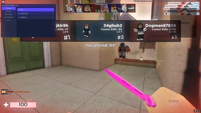 Roblox Arsenal OP Script Hub (SILENT AIM, ESP BOX, TRACERS, RGB) Pastebin 2023 смотреть онлайн