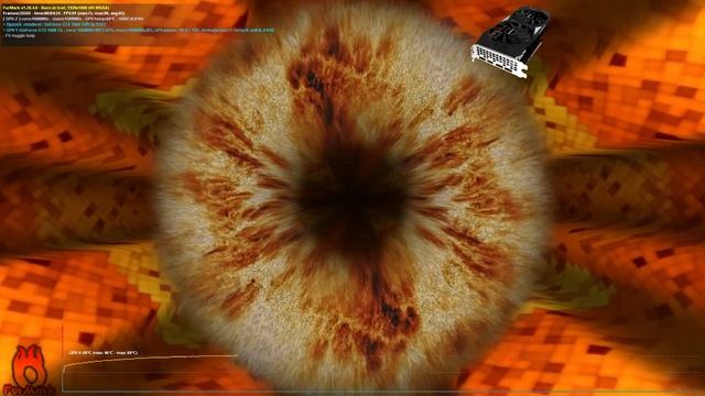 GTX 1660 Ti WINDFORCE OC - Тест FurMark 1