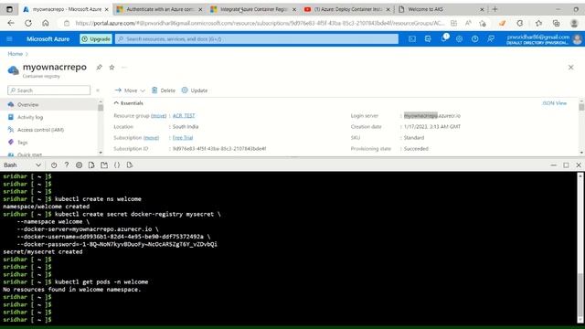 Kubernetes Webinar Series 4 | AKS Cluster Setup | Expose Service to Internet using ACR | Demo смотреть онлайн