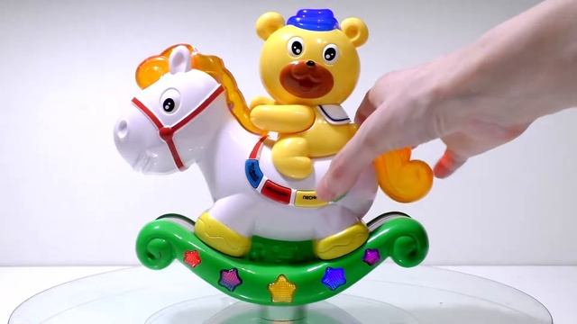 Музыкальная развивающая игрушка Ночник Медвежонок на лошадке рус PLAY SMART 7481, колыбельные, ск смотреть онлайн