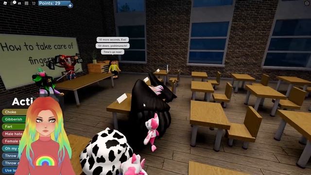 СБЕЖАЛИ ИЗ КЛАССА И СЛОМАЛИ УЧИТЕЛЯ В ШКОЛЕ! Roblox The Presentation Experience смотреть онлайн