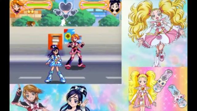 Futari wa Pretty Cure Max Heart - DANZEN! DS de Pretty Cure Chikara wo Awasete Dai Battle - Part 1 смотреть онлайн
