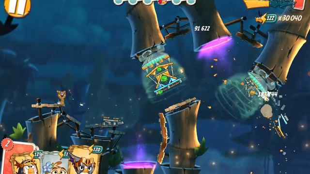 angry birds 2. сумашествие серебрянки ! босс в магнитном поле ! смотреть онлайн