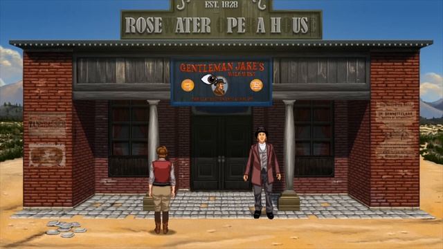 Rosewater Demo (AGS) Free Retro Painted/Pixel Art Western Point & Click Adventure Wild West Cowboy смотреть онлайн
