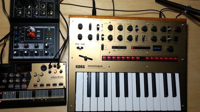 Синти-поп :) №020 Korg Monologue, volca drum. смотреть онлайн