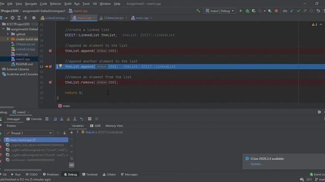 ECE17: Linked Lists - A discussion on append() and remove() смотреть онлайн