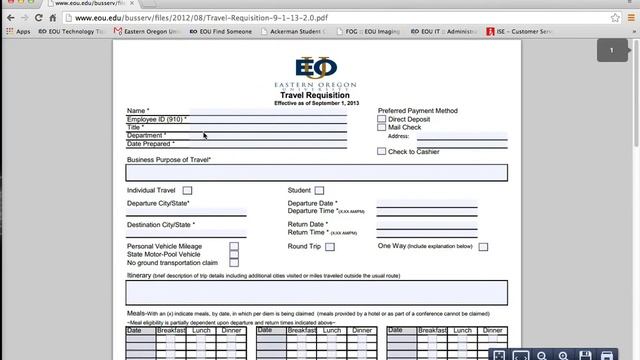 EOU Travel Document Training смотреть онлайн