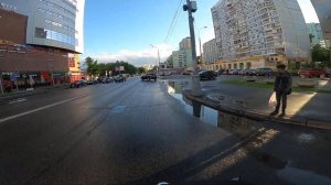 Honda ss50 (110) cafe racer по городу