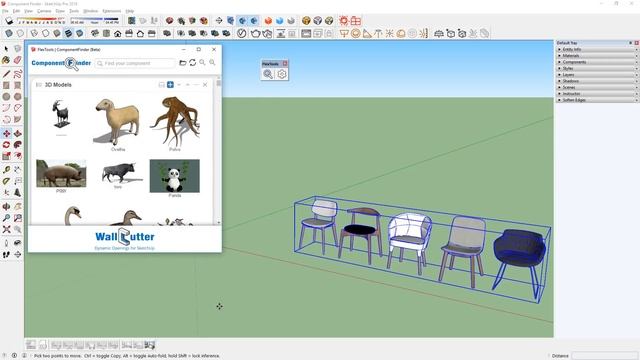 Free Sketchup 3D Models Library Plugin | Component Finder