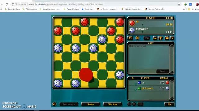 Free Online Checkers Game смотреть онлайн