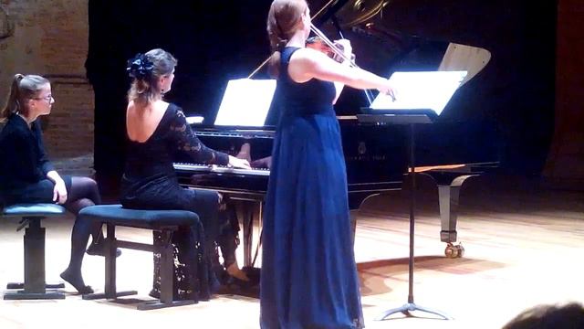 ,Anna Jbanova.(piano)-Clara Danchin(violon Marguerite CANAL, Sonate violon-piano) смотреть онлайн