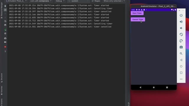Jetpack Compose - rememberCoroutineScope - Job Cancel смотреть онлайн