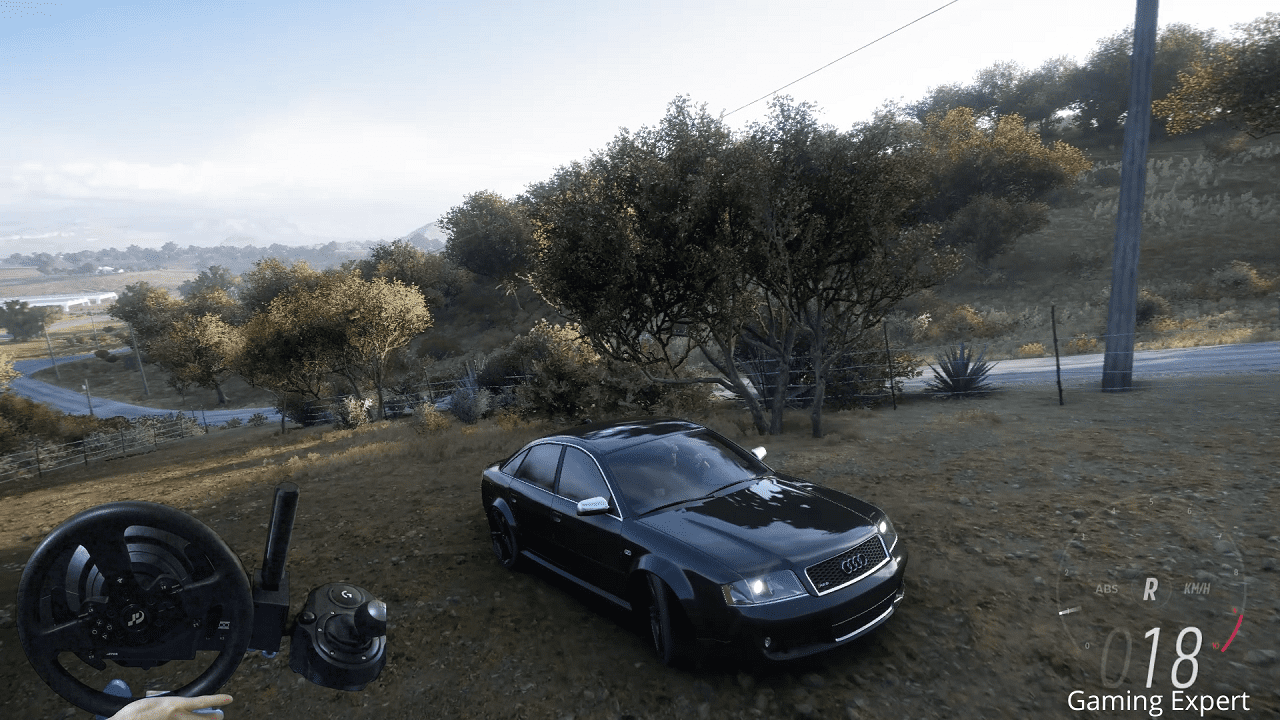 AUDI RS6 2003 года 550 л.с Gameplay Forza Horizon 5. Руль Thrustmaster T300 + КПП