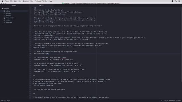 Using External Editors for Pixel Vision 8: Game Creator смотреть онлайн