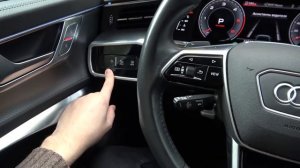 Как включить задние и передние противотуманные фары в автомобиле AUDI A6 / Включить фары  в AUDI A6