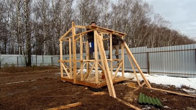ДАЧНАЯ БЕСЕДКА 2Х3 м. ИЗ ОСТАТКОВ ПИЛОМАТЕРИАЛА смотреть онлайн