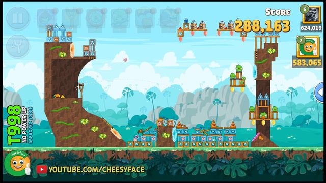 CheesyFace Improved Scores No Power Up T998 Angry Birds Friends Tournament Walkthrough 01 11 2021 смотреть онлайн