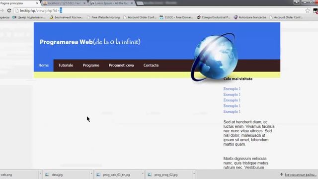 Lectia 14-Cum se creaza un site in PHP? смотреть онлайн