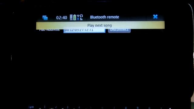 N900 bluetooth remote GUI demo смотреть онлайн