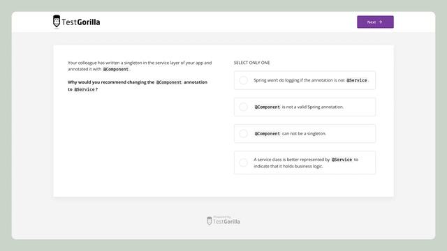 Evaluate candidates’ skills in using the Spring framework смотреть онлайн