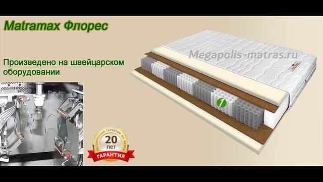 Матрас Матрамакс Флорес. Полный обзор ортопедического матраса. смотреть онлайн
