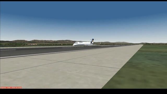 Landing at Sofia Airport, CRJ-700 Lufthansa Wilco смотреть онлайн