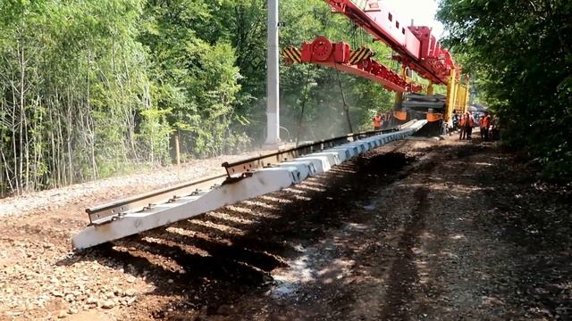 Укладка новой железной дороги смотреть онлайн