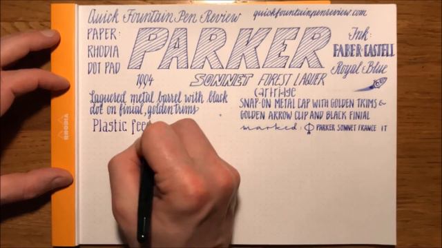 Parker Sonnet Quick Fountain Pen Review смотреть онлайн