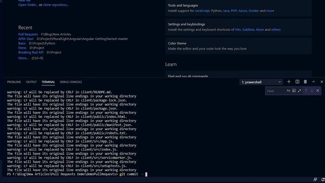 GitHub Pull Requests Part 3 - Repository Cloning, Branching, Adding, Committing & Pushing Changes смотреть онлайн