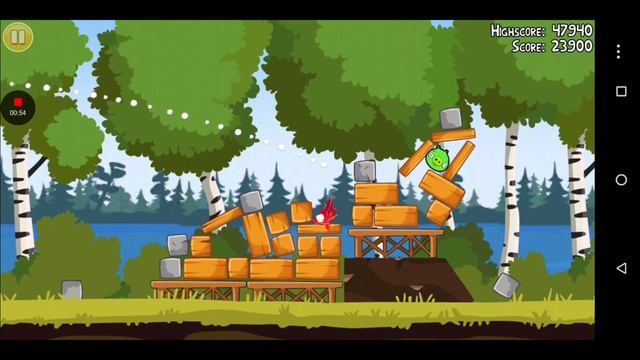 Angry Birds Free With Magic 3 Star Part 1 (Геймплей) смотреть онлайн