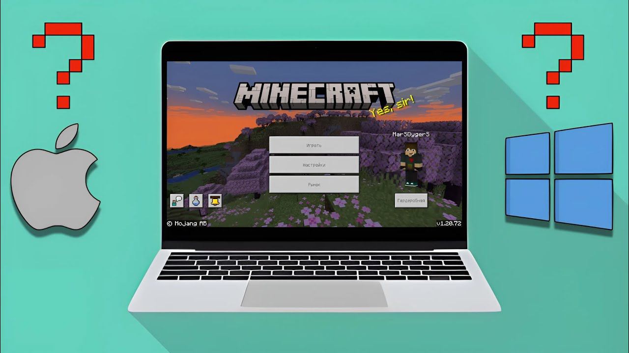 Как Скачать Майнкрафт Бедрок на ПК: Макбук и Виндовс! Гайд по Установке смотреть онлайн