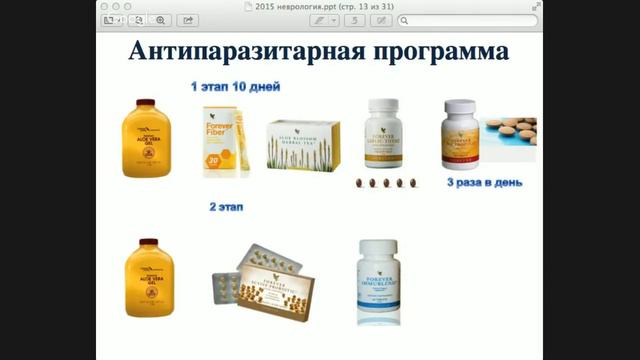Антипаразитарная программа ФОРЕВЕР и Алое Вера смотреть онлайн