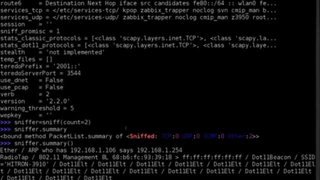 9 Creando nuestro propio sniffer con scapy смотреть онлайн