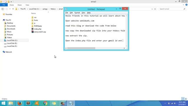 Send HTML Email from Localhost using PHP and PHPMailer смотреть онлайн