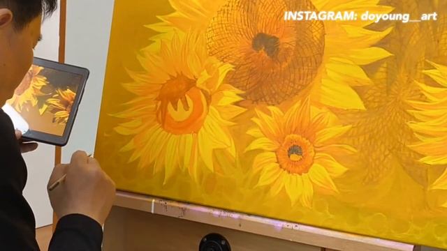 SUNFLOWER OIL PAINTING #nft смотреть онлайн