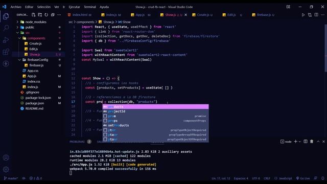 2/3 - React y Firebase - CRUD смотреть онлайн