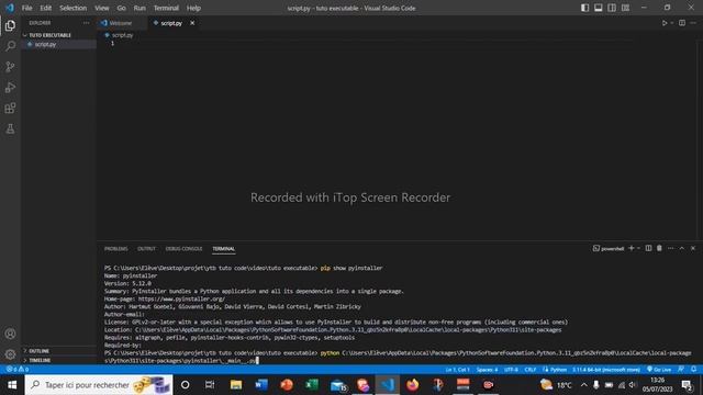 COMMENT FAIRE UN EXÉCUTABLE AVEC PYTHON смотреть онлайн