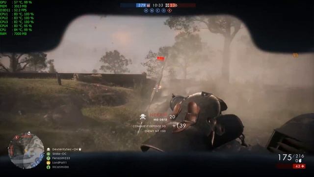 Battlefield 1 Ultra 1080p 60FPS | i5 2400 GTX 1050ti 8GB RAM смотреть онлайн