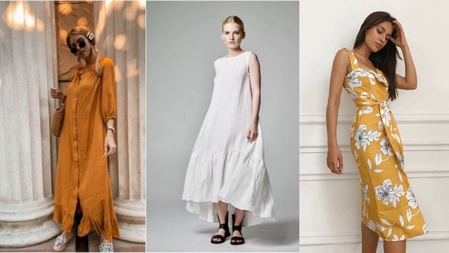 ?ЛЬНЯНОЕ ПЛАТЬЕ-MUST HAVE для лета? МОДНЫЕ ФАСОНЫ ПЛАТЬЕВ ИЗ ЛЬНА ДЛЯ ЖЕНЩИН ВСЕХ ВОЗРАСТОВ смотреть онлайн