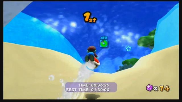 Super Mario Galaxy - Sea Slide Galaxy: Faster Than a Speeding Penguin смотреть онлайн