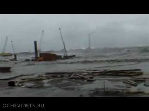 "Норд". Шторм в Адлере (Сочи). www.bescker.ru смотреть онлайн