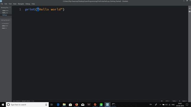 PFB #6 - Writing your first code in Python смотреть онлайн