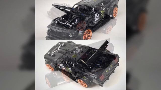 Working Ford Mustang Hoonicorn V2 built from LEGO | CarMojo смотреть онлайн