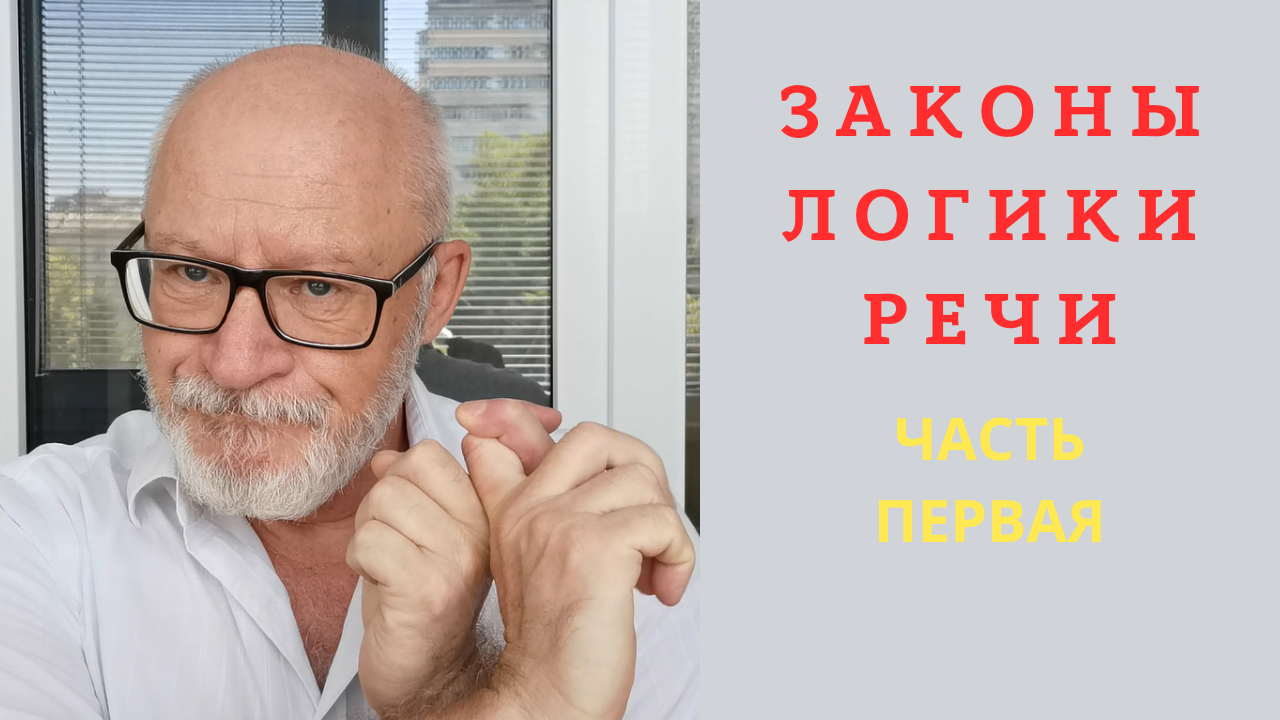Законы и правила логики речи русского языка. Часть первая.