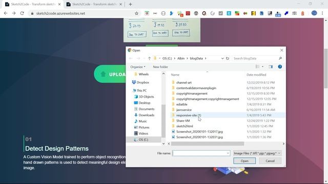 sketch2code | Convert hand drawn design to HTML | Microsoft AI enabled sketch2code смотреть онлайн