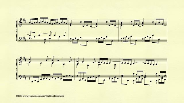 Bach, Prelude in D major, BWV 925, Piano смотреть онлайн