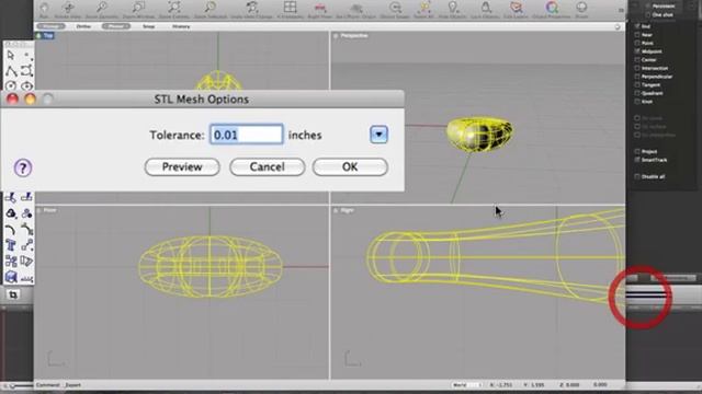 Rhino For 3D Printing-Export STL смотреть онлайн