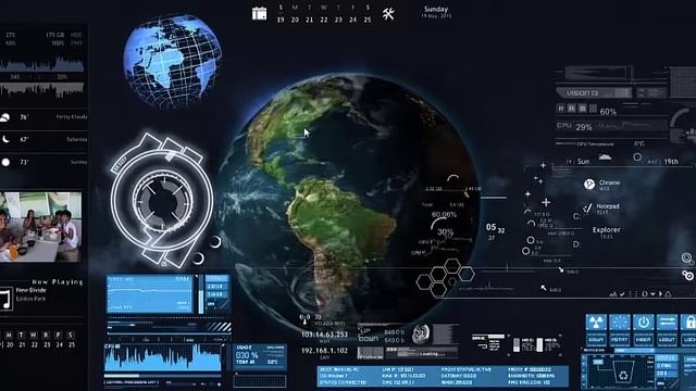 Rainmeter Desktop Theme смотреть онлайн
