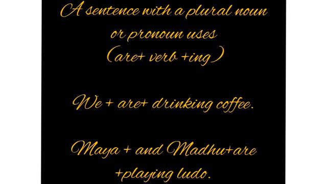 CLASS 5 - GRAMMAR CH-12 PRESENT CONTINUOUS TENSE BY MRS. DAINA MATHEW смотреть онлайн