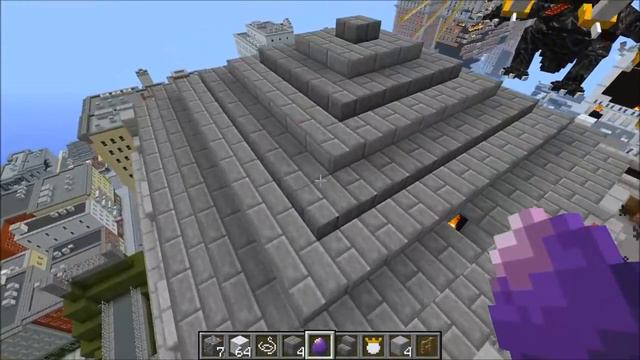 MOBZILLA & TORNADO MOD VS NEW YORK CITY - Minecraft Mods Vs Maps (Bosses, Deadly Weather) смотреть онлайн